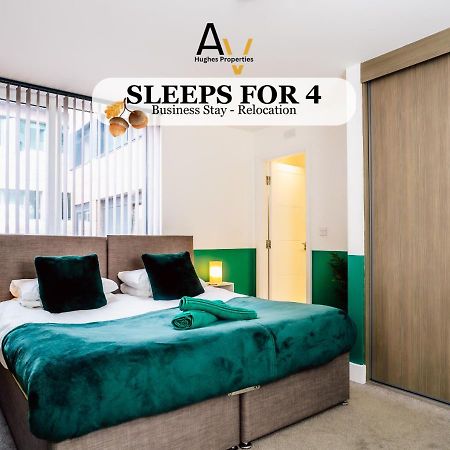 Modern Two-Bedroom Apartment - 4 Mins From Station, Free Parking, Ideal For Relocation By Av Hughes Properties Милтон-Кейнс Экстерьер фото